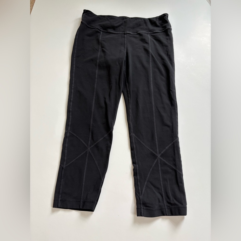Prana Capri Black Leggings Size Large